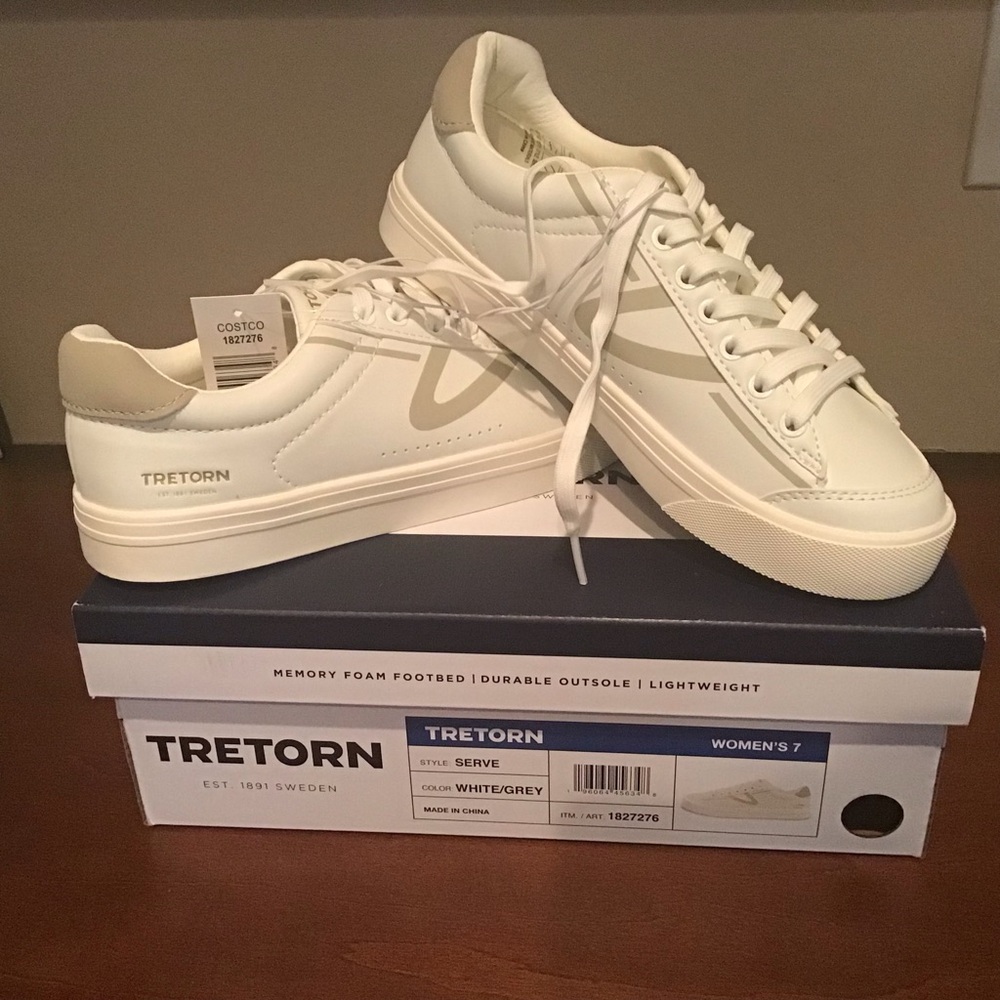 Tretorn  Women’s Size 7 White/Grey Style: Serve